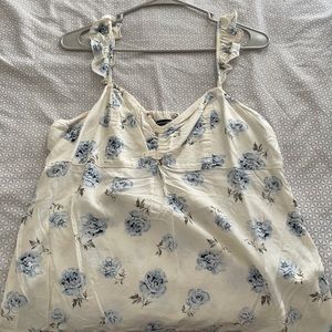 Floral, flowy tank top